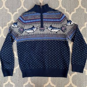 Vineyard Vines Boys Quarter Zip Sweater